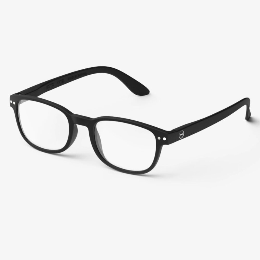 IZIPIZI PARIS +2.50 Black Reading Glasses #B Design NEW Classic Readers WITH BOX